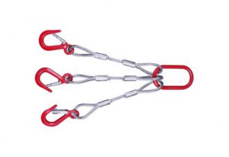 成华牌三腿成套压制钢丝绳索具